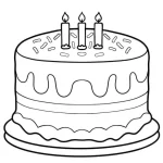 coloriage joyeux anniversaire à imprimer