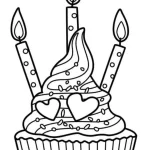 coloriage joyeux anniversaire a colorier en ligne