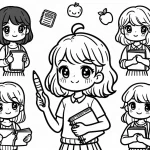 coloriage septembre maternelle gratuit à imprimer