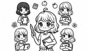 coloriage septembre maternelle gratuit à imprimer