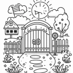 coloriage septembre maternelle gratuit a imprimer