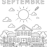 coloriage septembre maternelle et decoupage