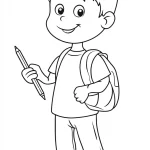 coloriage septembre maternelle à imprimer pour enfant de 9 ans