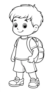 imprimer coloriage septembre maternelle pour enfant