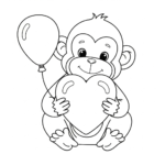 coloriage singe updated et dessins