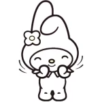 coloriage my melody en ligne