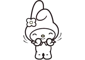 coloriage my melody en ligne