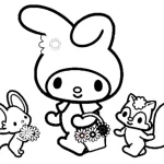 coloriage my melody et dessins
