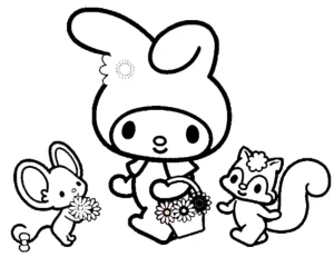 coloriage my melody et dessins