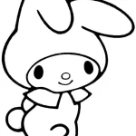 coloriage my melody gratuit