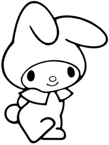 coloriage my melody gratuit