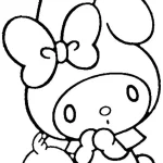 coloriage my melody pour enfants à télécharger