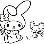 coloriage my melody pour enfant de 6 ans