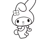 coloriage my melody gratuit