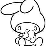 coloriage my melody et decoupage a imprimer gratuit