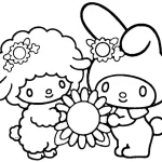 coloriage my melody educatif pour enfant