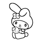 coloriage my melody pour enfant a imprimer gratuit