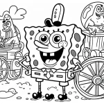 coloriage spongebob coloring pages à imprimer pour enfant de 3 ans