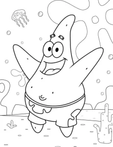 coloriage spongebob coloring pages et decoupage