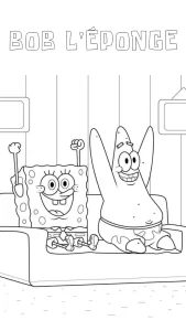 coloriage spongebob coloring pages à imprimer