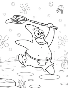coloriage spongebob coloring pages à imprimer pdf gratuit