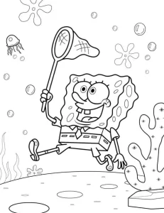 coloriage spongebob coloring pages a imprimer gratuit