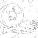 coloriage spongebob coloring pages de pour enfants