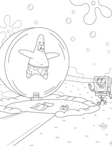 coloriage spongebob coloring pages de pour enfants