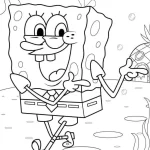 imprimer coloriage spongebob coloring pages gratuit