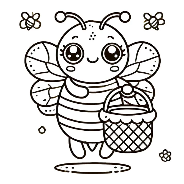 Tranh tô màu Abeille