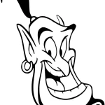 coloriage Aladdin pour enfant de 8 ans
