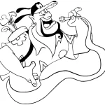 coloriage Aladdin et dessins