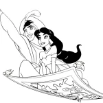 coloriage Aladdin a telecharger