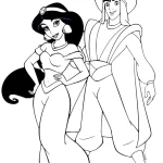 coloriage Aladdin pour enfant de 10 ans