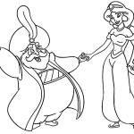 coloriage Aladdin a imprimer
