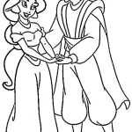 imprimer coloriage Aladdin gratuit