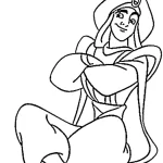 coloriage Aladdin en ligne pour enfant