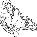 coloriage Aladdin gratuit à imprimer