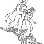 coloriage Aladdin a dessiner et imprimer