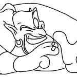 coloriage Aladdin gratuit