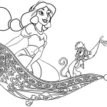 coloriage Aladdin a colorier en ligne gratuitement