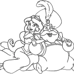 coloriage Aladdin à imprimer gratuitement pdf