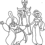 coloriage Aladdin educatif pour enfant