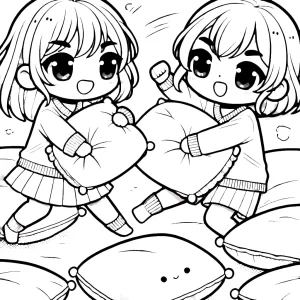 coloriage BFF à imprimer pour enfant de 9 ans