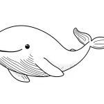 coloriage Baleine a colorier en ligne