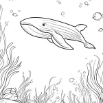 coloriage Baleine en ligne pour enfant
