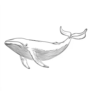 coloriage Baleine pour enfant a imprimer gratuit