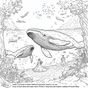 coloriage Baleine à imprimer pour enfant de 4 ans