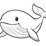 coloriage Baleine d