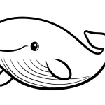 coloriage Baleine pour enfant de 8 ans